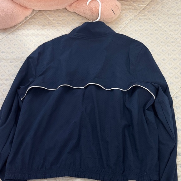 Lululemon Navy court rival track Perforated Jacket with White - Picture 5 of 5